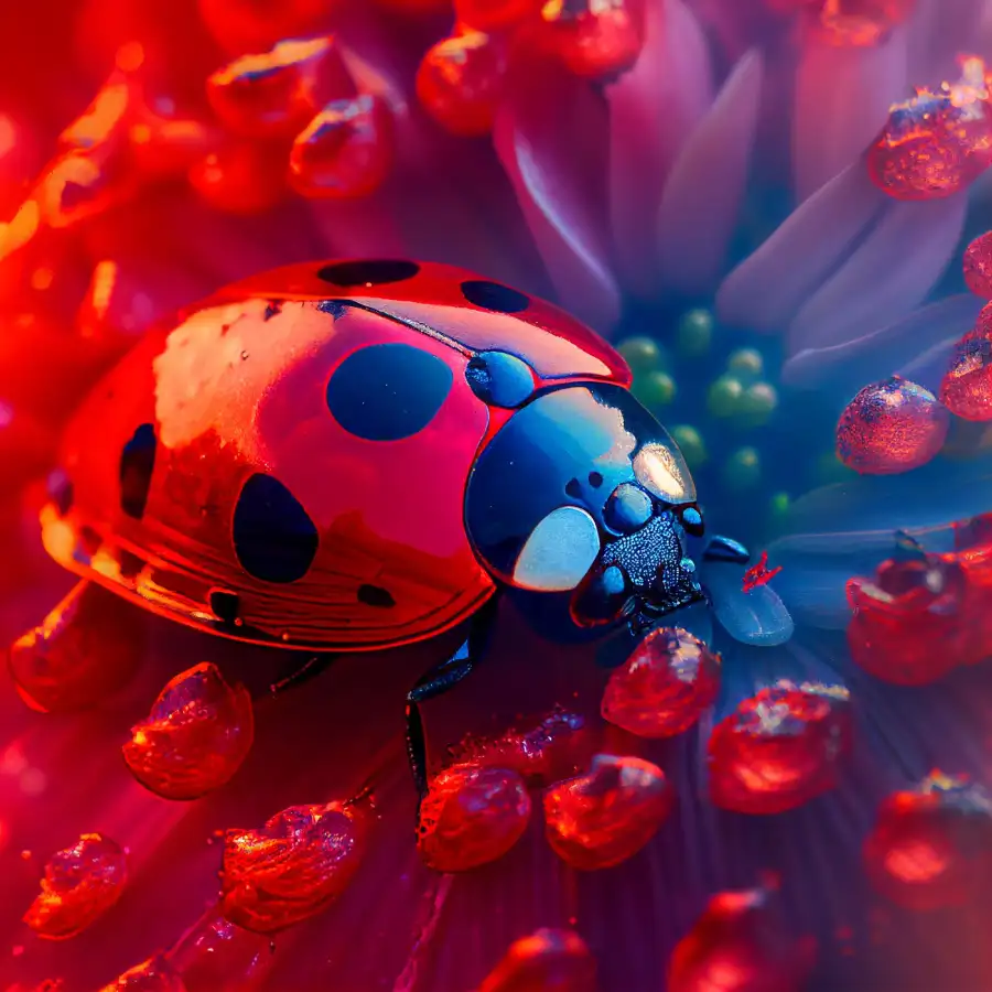 Ladybugs as spiritual messengers