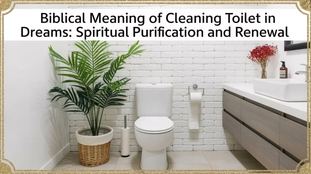 Biblical Meaning of Cleaning Toilet in Dreams: Spiritual Purification ...