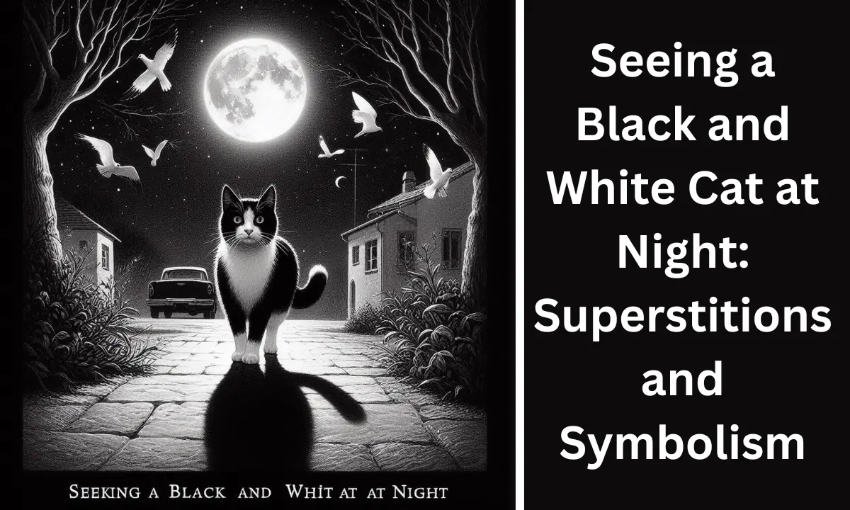 Seeing a Black and White Cat at Night Superstitions and Symbolism