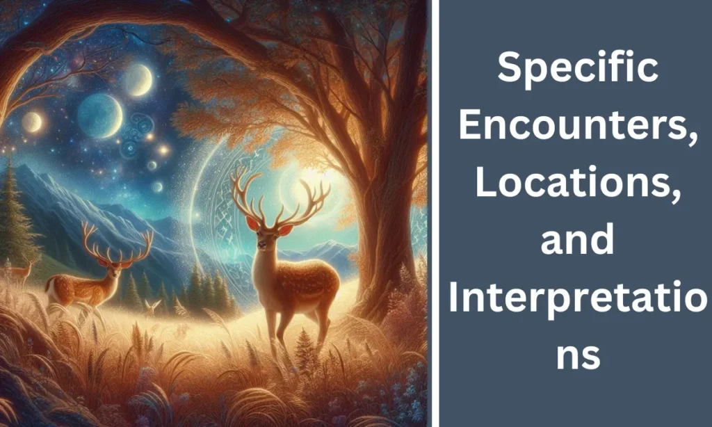 Specific Encounters, Locations, and Interpretations